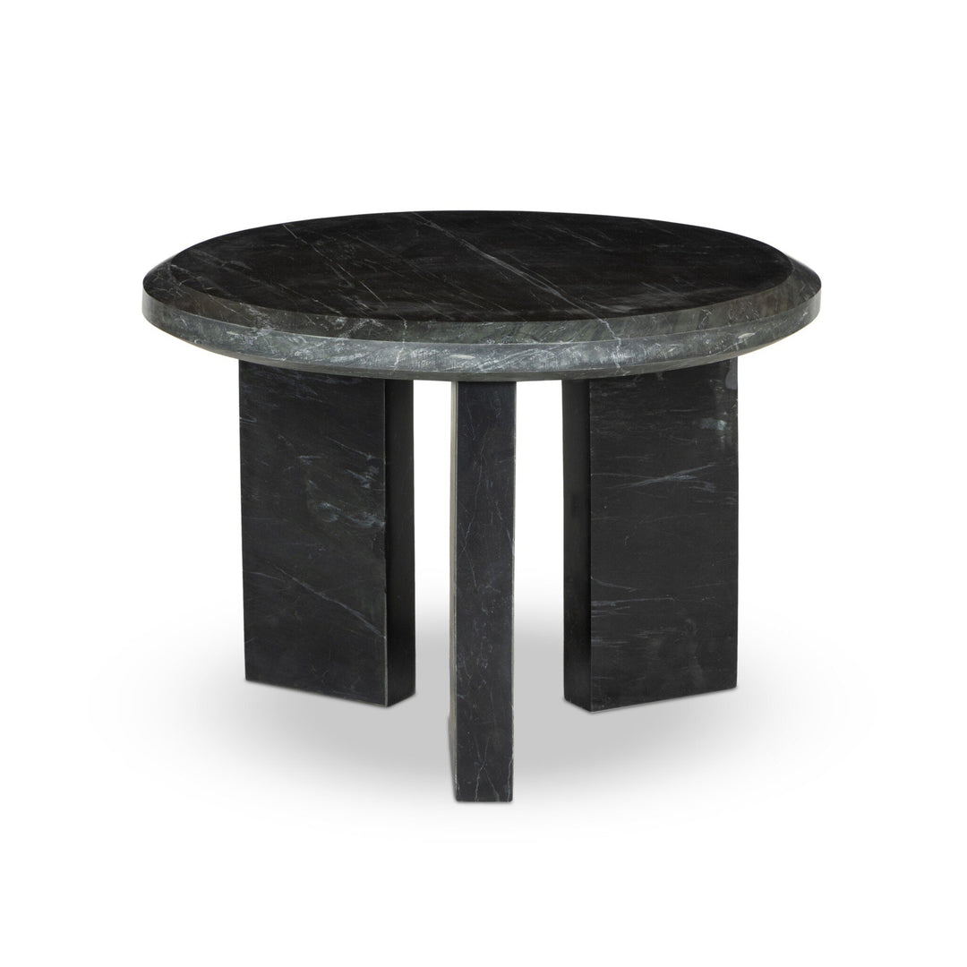 Mesa de centro chica de mármol sólido Johnson