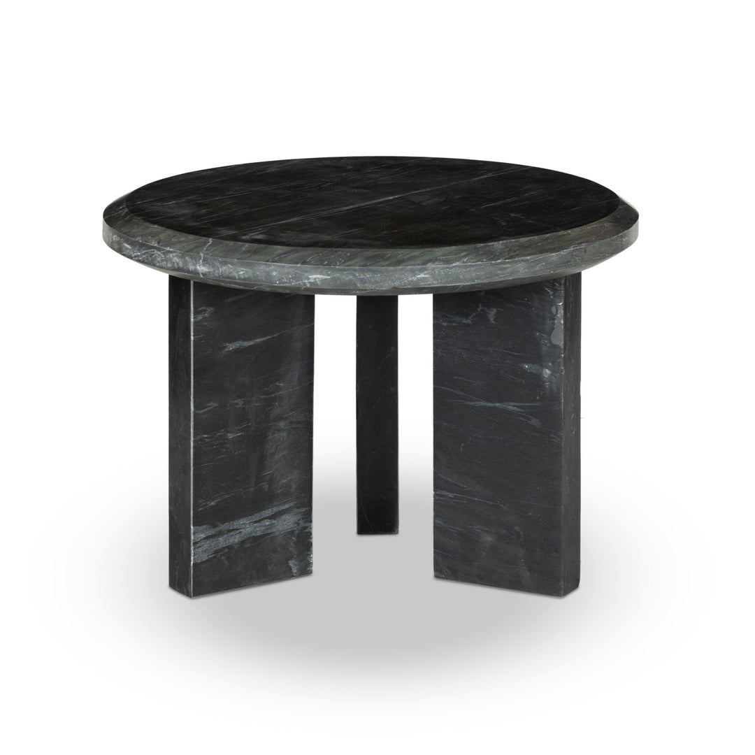 Mesa de centro chica de mármol sólido Johnson