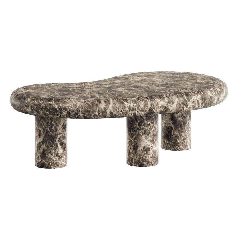 Mesa de centro con forma de riñón para exteriores Eithan