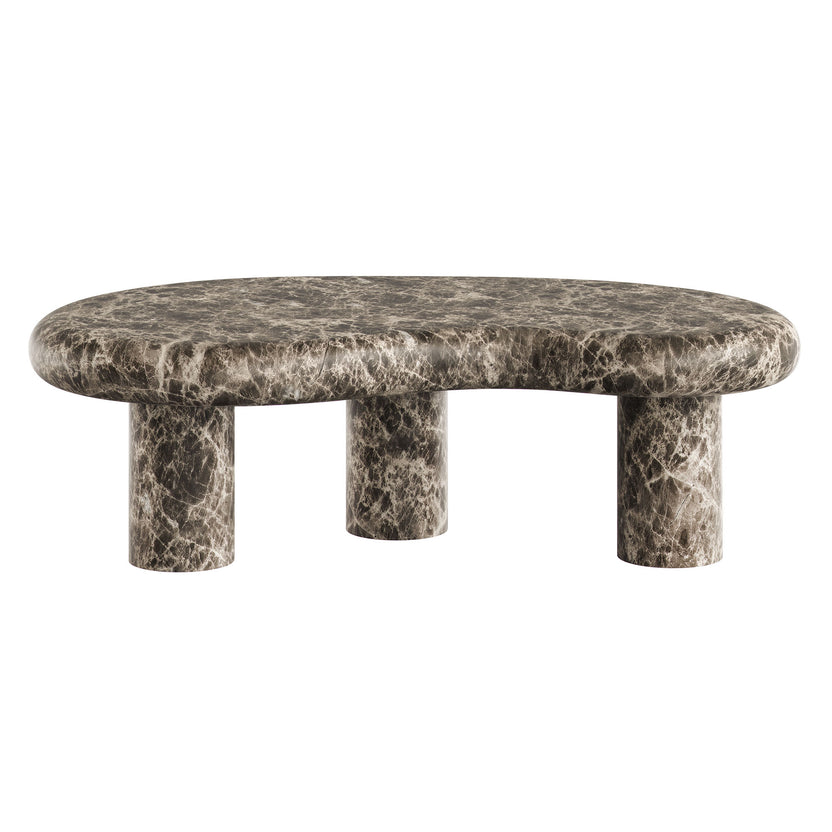 Mesa de centro con forma de riñón para exteriores Eithan