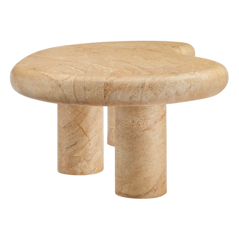 Mesa de centro con forma de riñón para exteriores Eithan