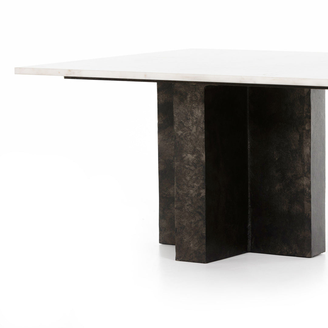 Mesa de centro con mármol sólido Jorg
