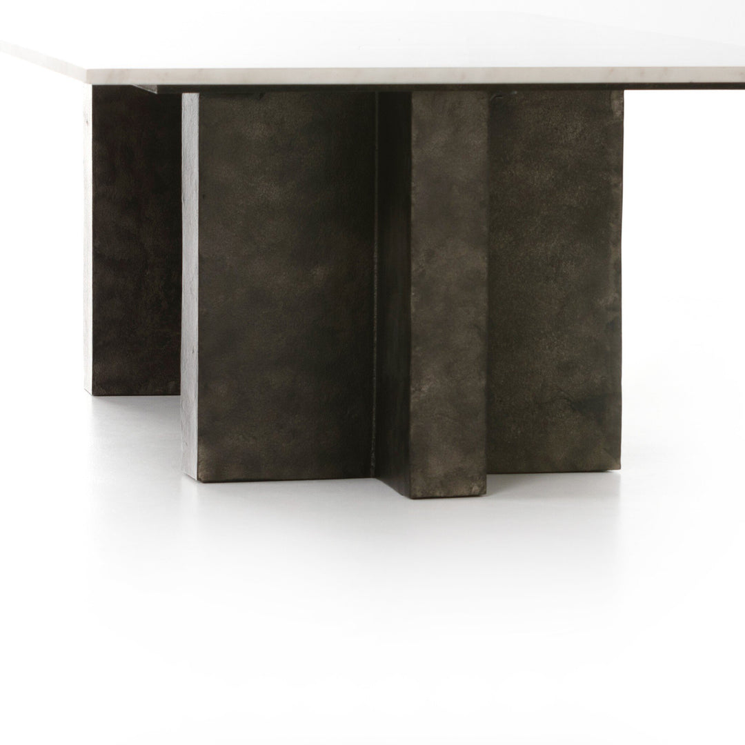 Mesa de centro con mármol sólido Jorg