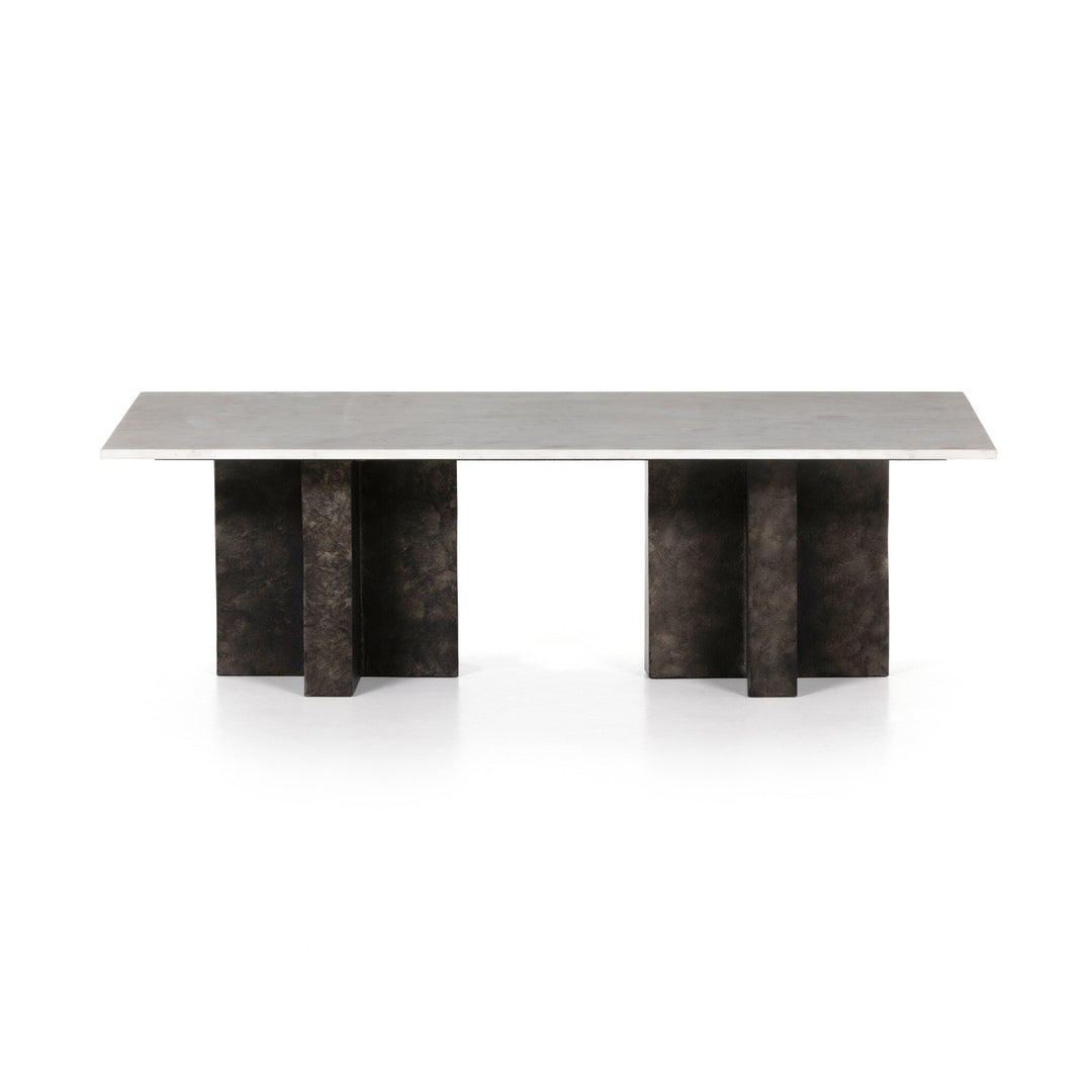 Mesa de centro con mármol sólido Jorg