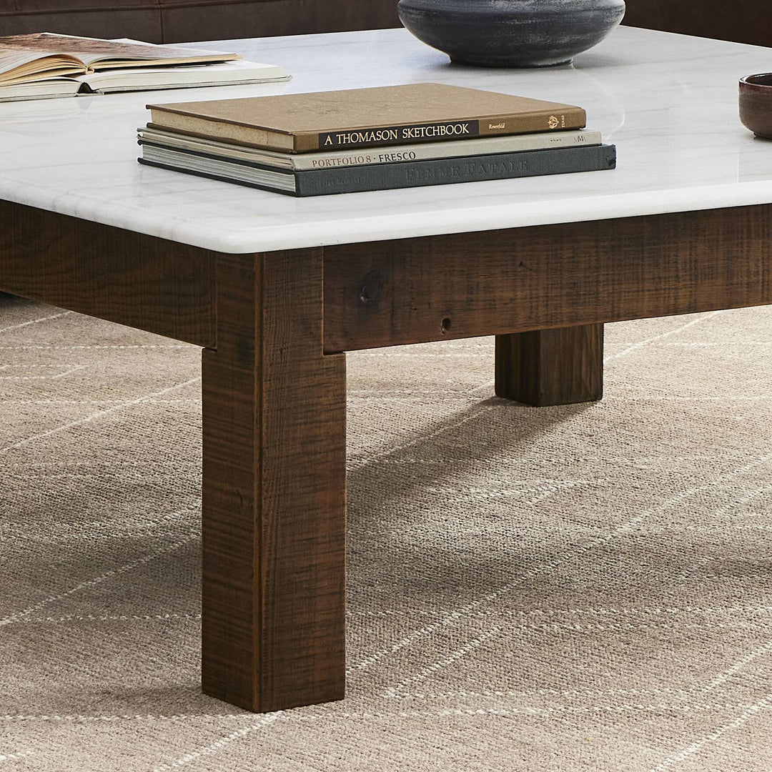 Mesa de centro con mármol sólido Clore