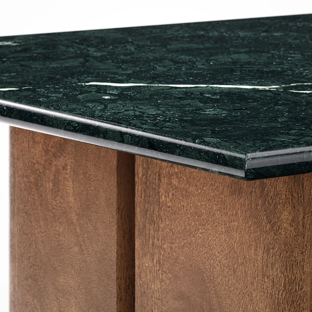 Mesa de centro con mármol verde Liam