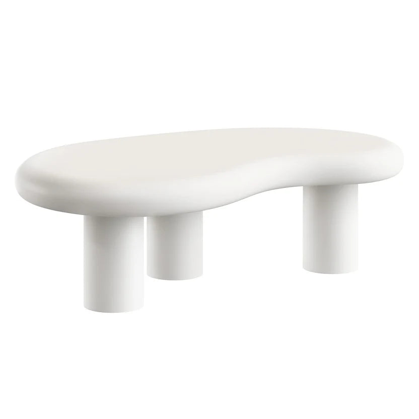 Mesa de centro curveado para exteriores Eithan.