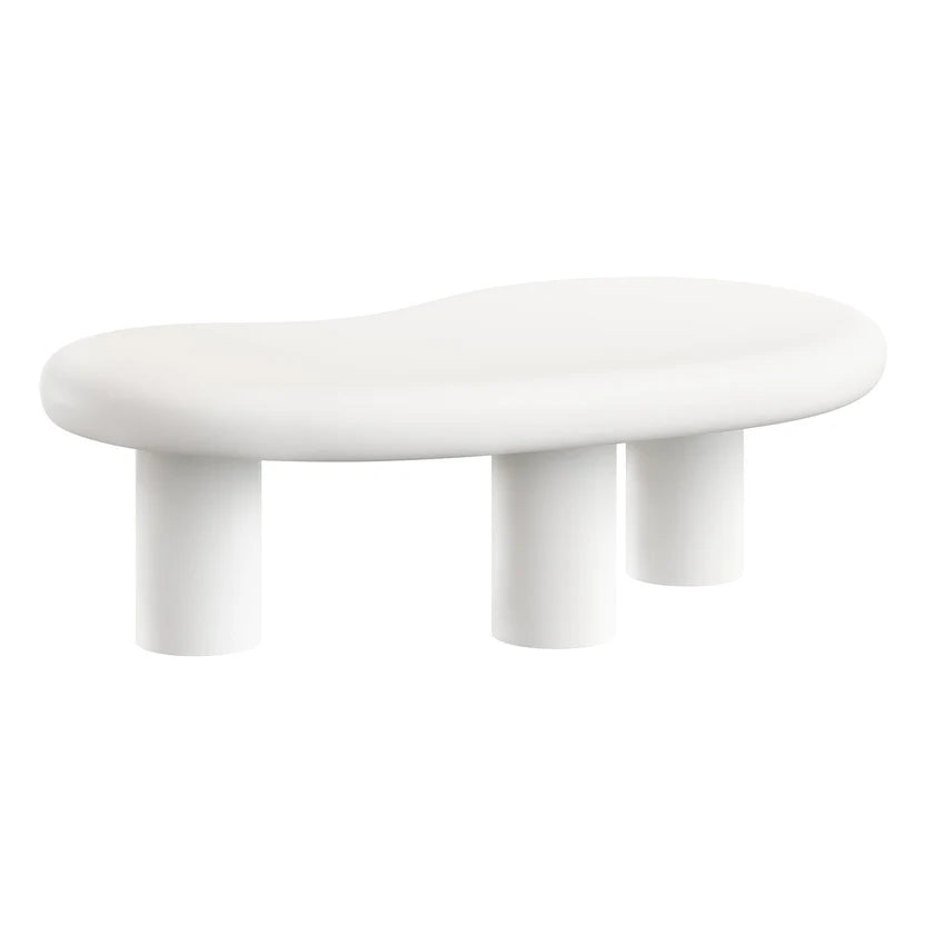 Mesa de centro curveado para exteriores Eithan