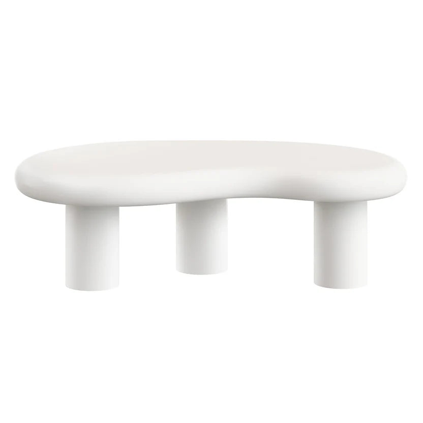 Mesa de centro curveado para exteriores Eithan