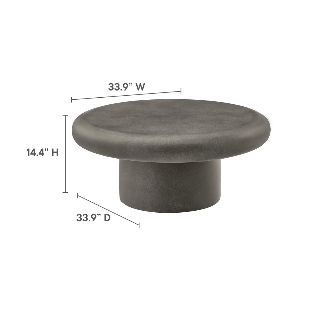 Mesa de centro de concreto para exteriores Evie