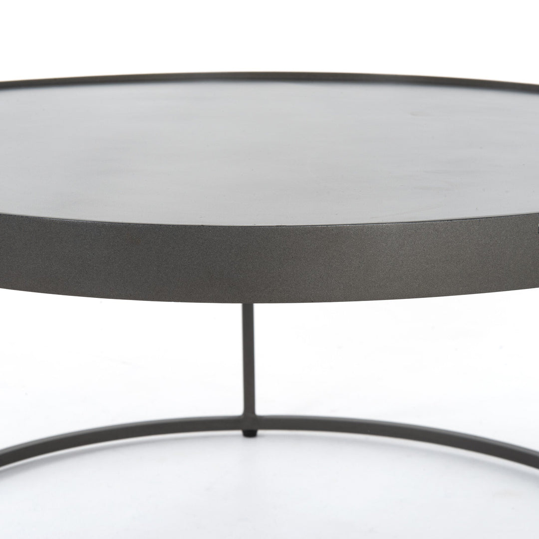 Mesa de centro estilo nido con mármol Codie