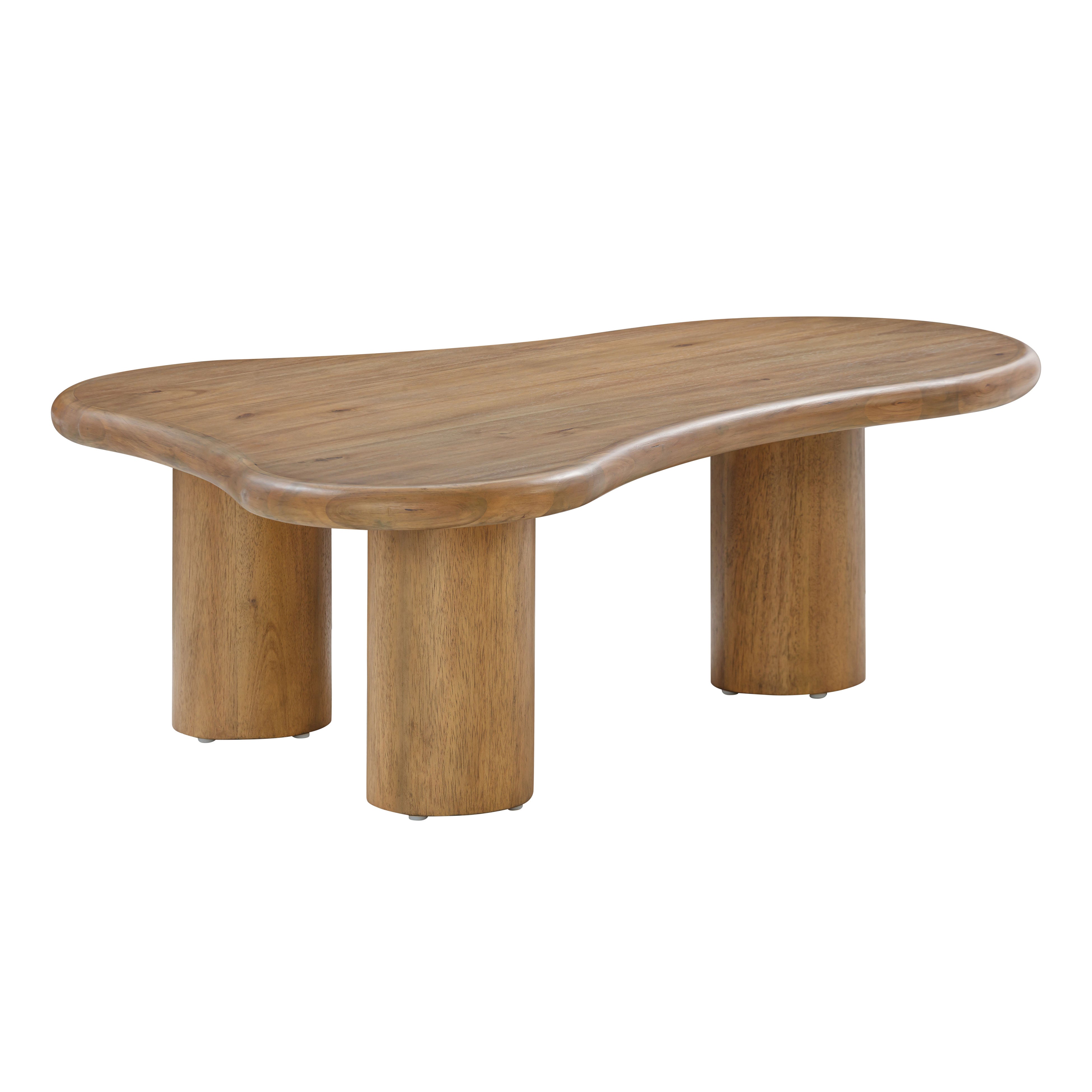 Mesa de centro moderno Elora color cogñac.