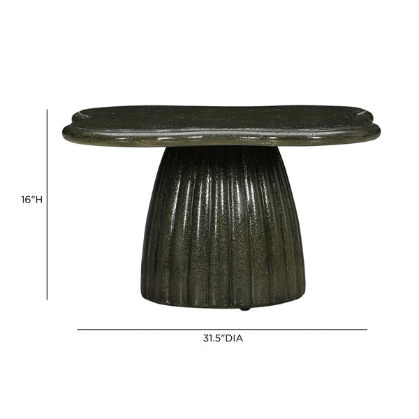 Mesa de centro superficie acanalado Terrence