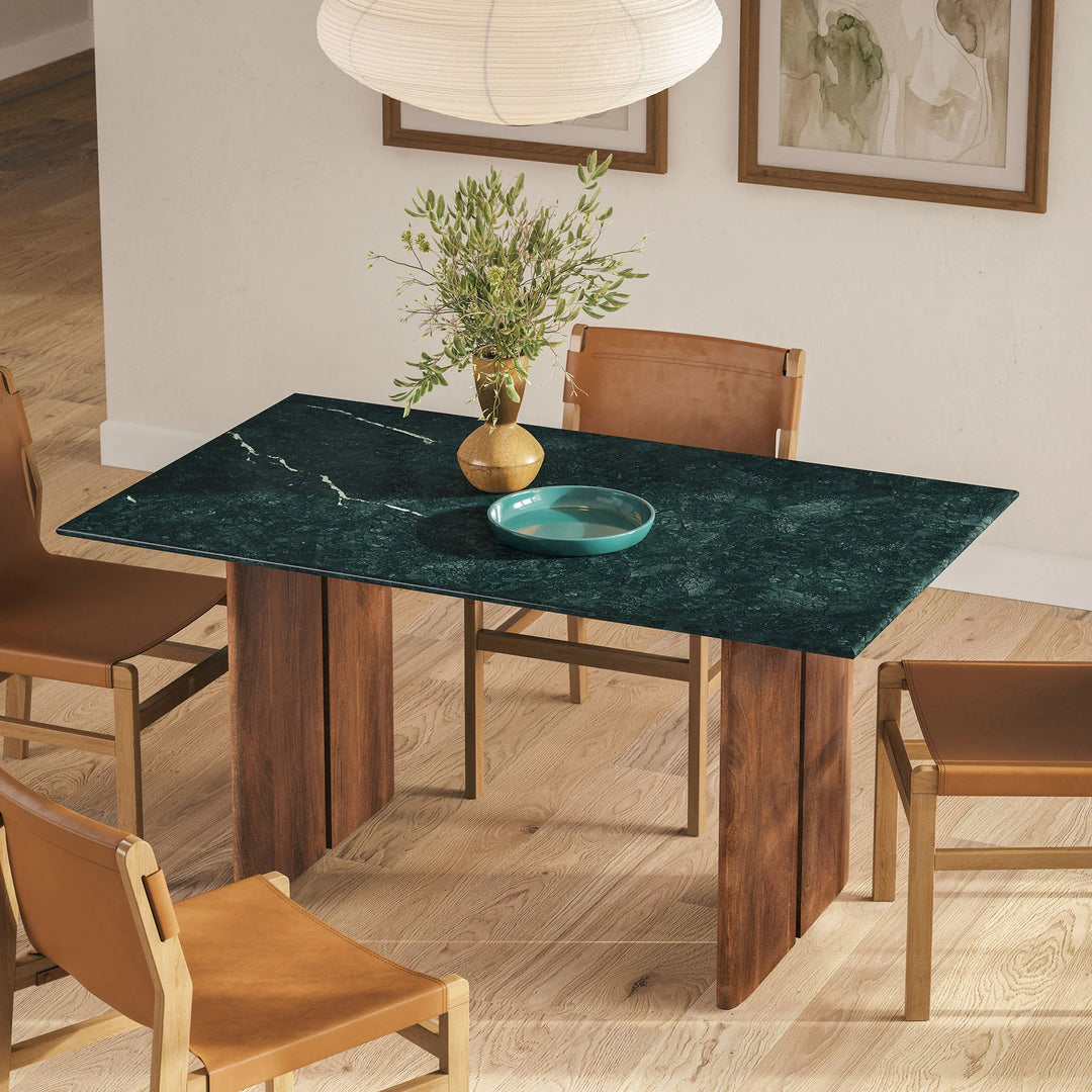 Mesa de comedor de 60" de mármol Liam