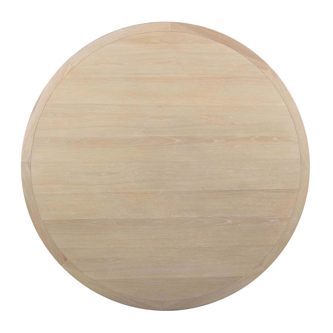 Mesa de comedor de 60" redonda de color roble Feroz
