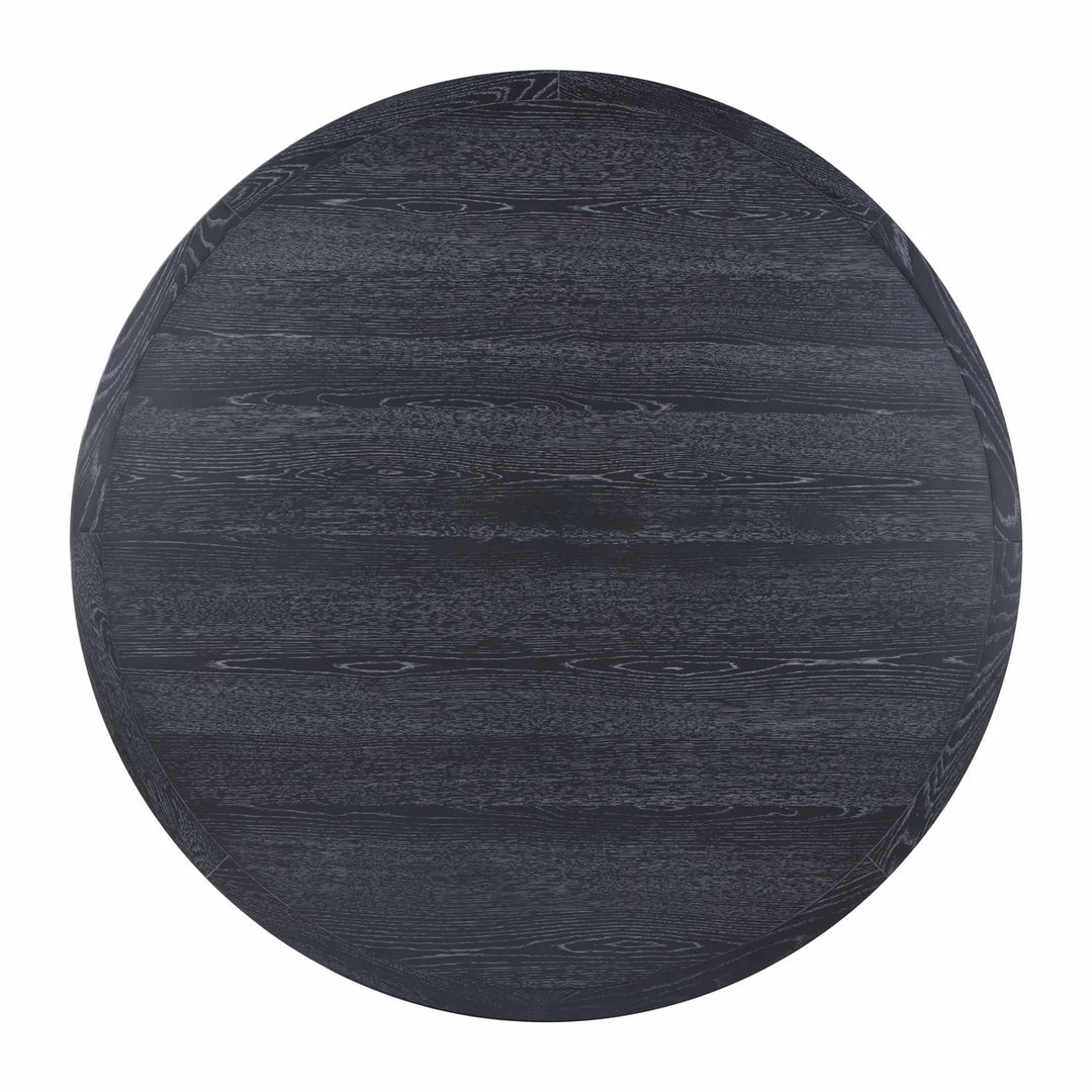 Mesa de comedor de 60" redonda de color roble Feroz