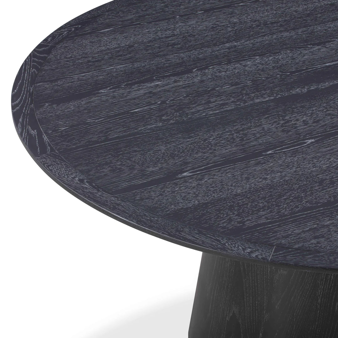 Mesa de comedor de 60" redonda de color roble Feroz