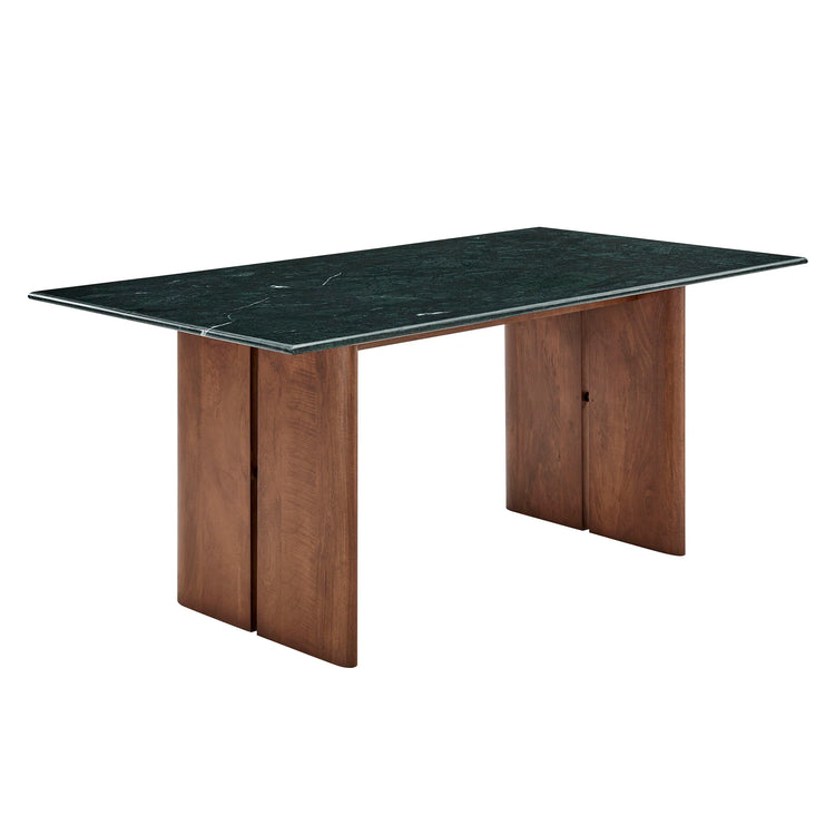 Mesa de comedor de 72” de mármol Liam.