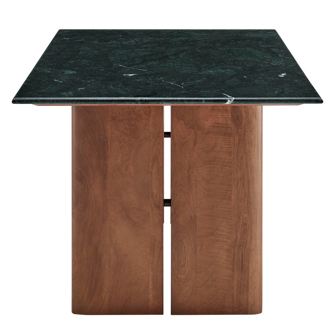 Mesa de comedor de 72" de mármol Liam