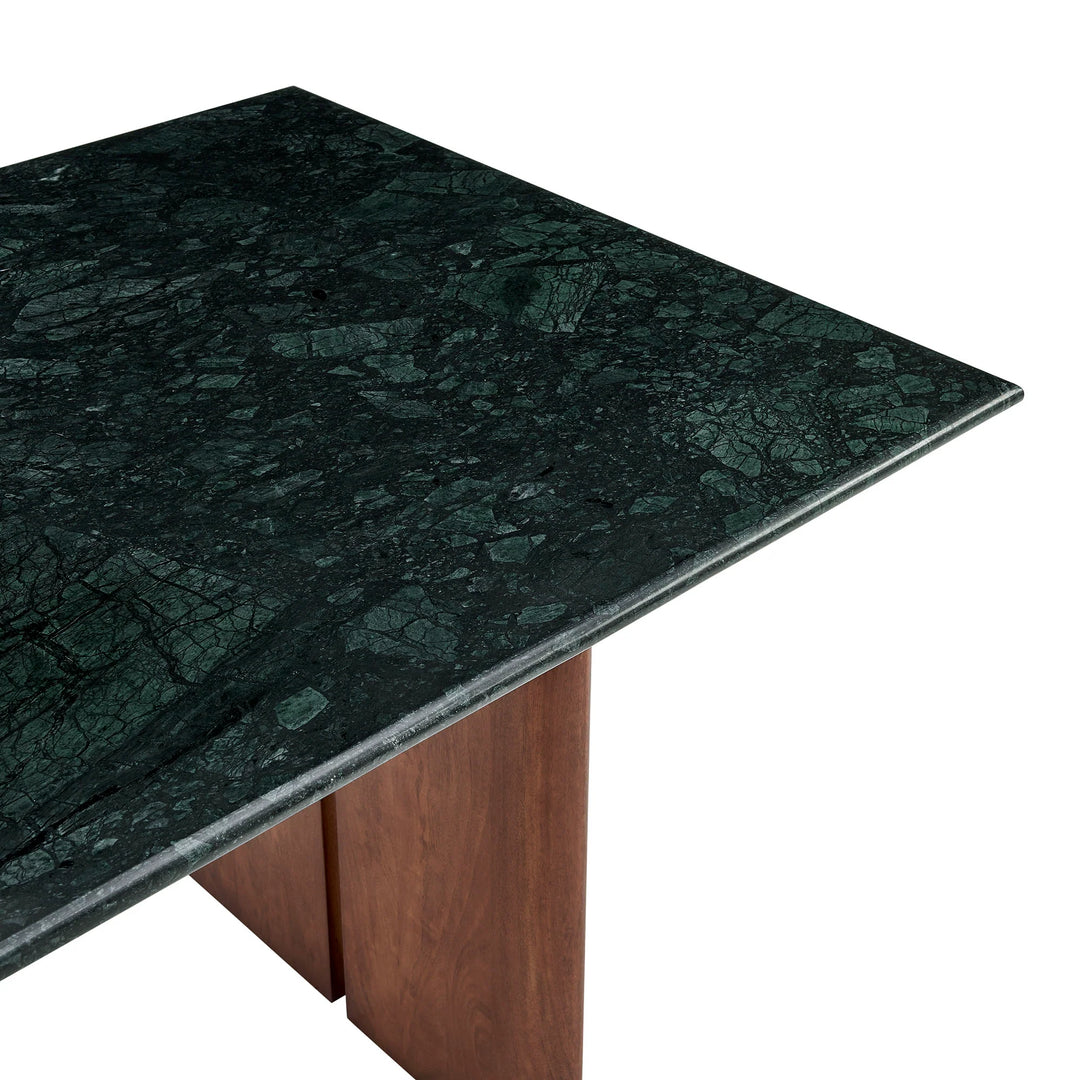 Mesa de comedor de 72" de mármol Liam