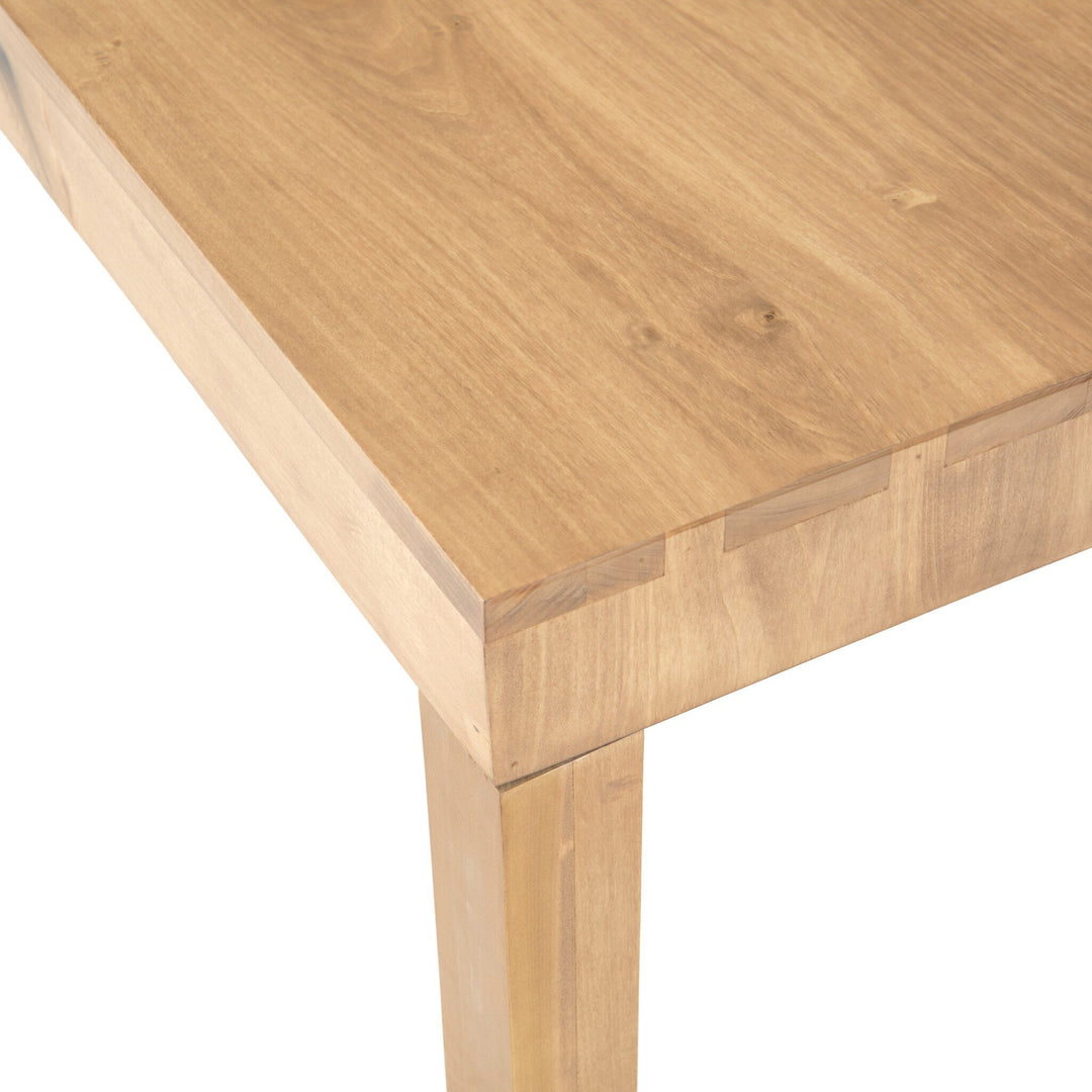 Mesa de comedor de 78” de álamo macizo Barsa
