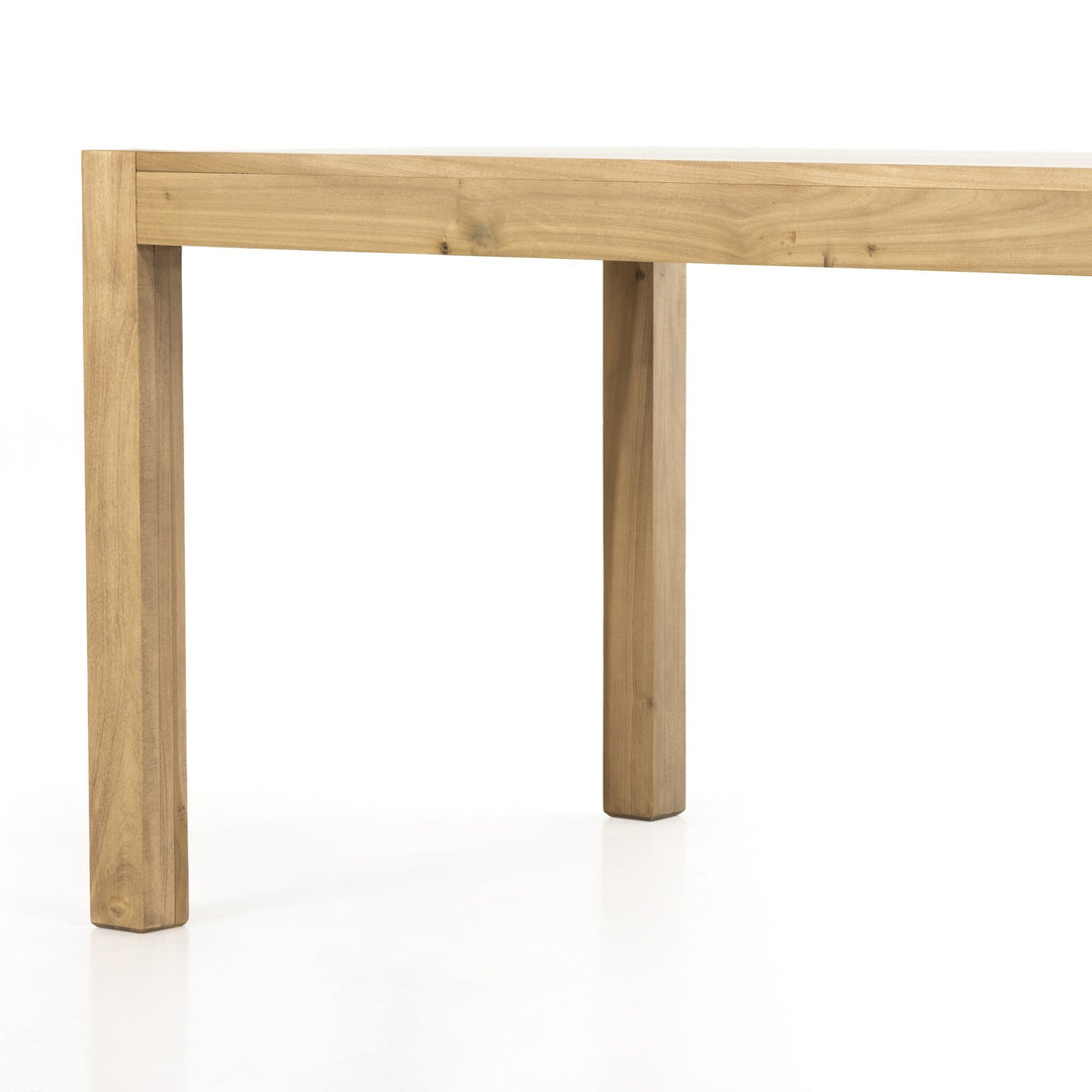 Mesa de comedor de 78” de álamo macizo Barsa
