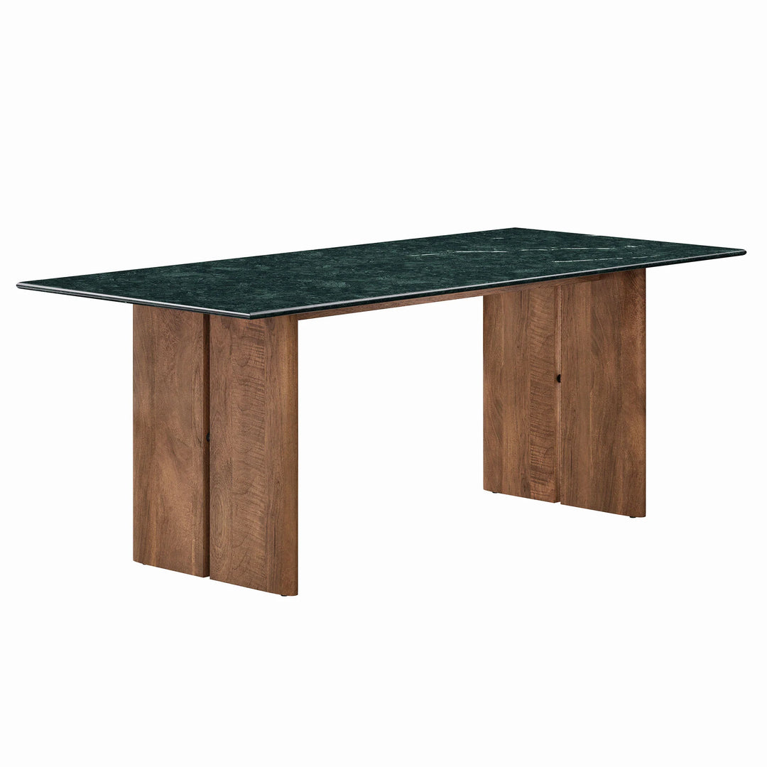 Mesa de comedor de 86” de mármol Liam.