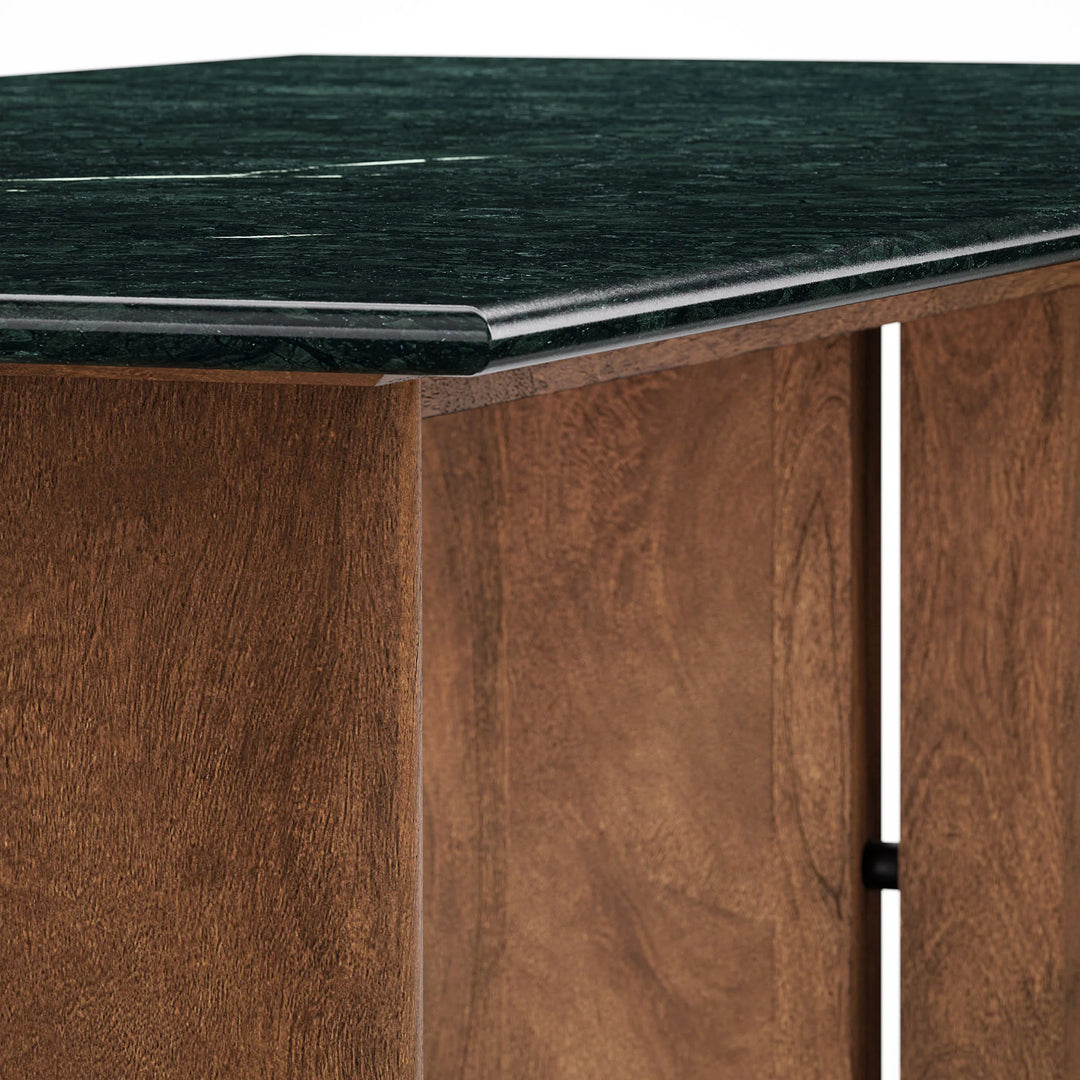 Mesa de comedor de 86" de mármol Liam
