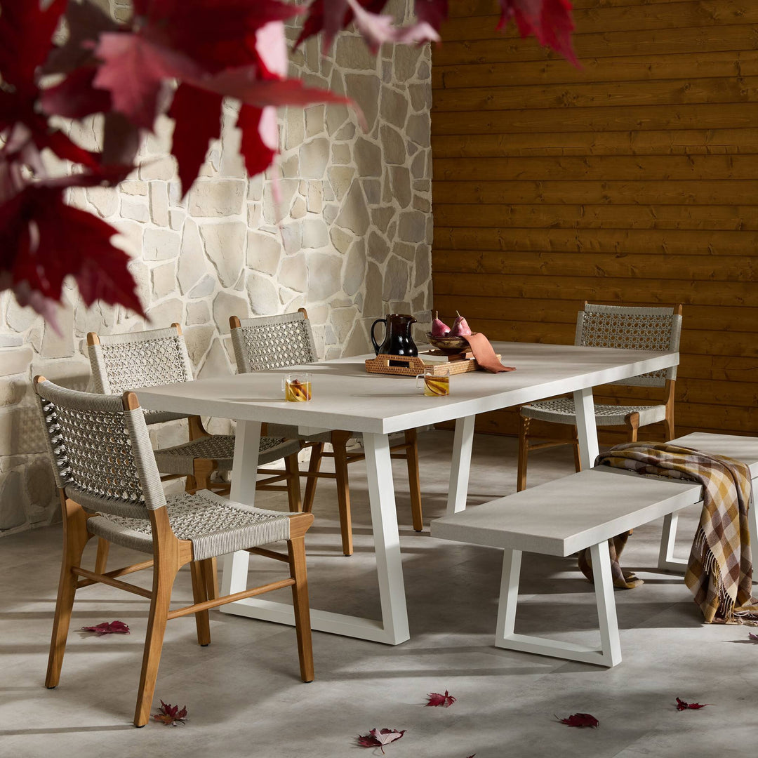 Mesa de comedor de 8 personas para exterior Dries
