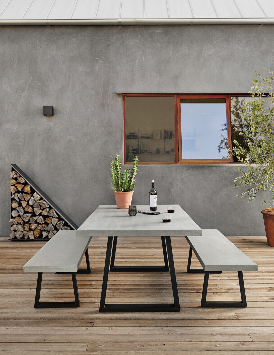 Mesa de comedor de 8 personas para exterior Dries