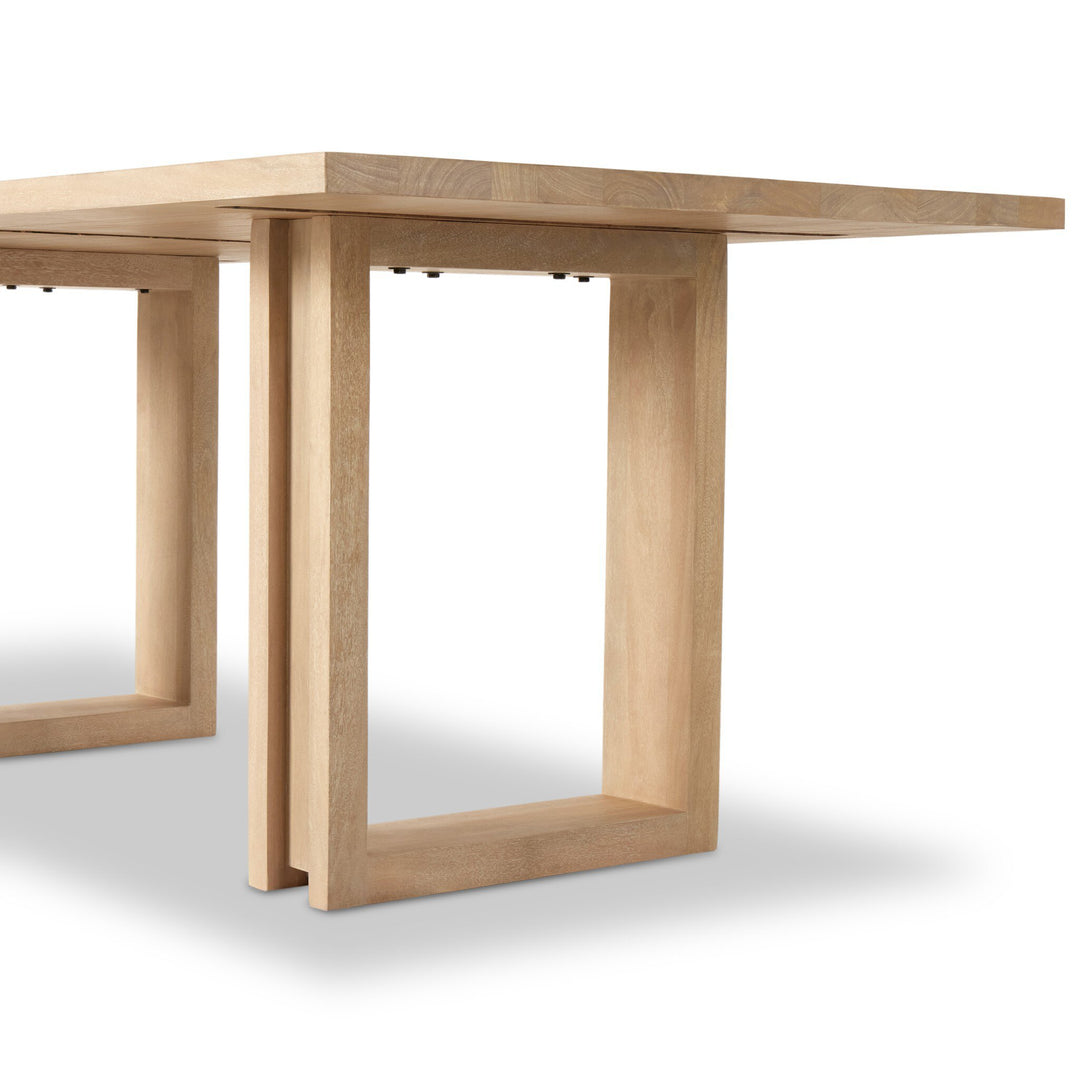 Mesa de comedor de mango macizo Ciro