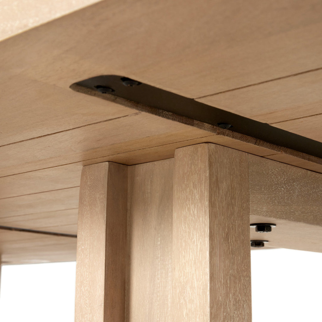 Mesa de comedor de mango macizo Ciro