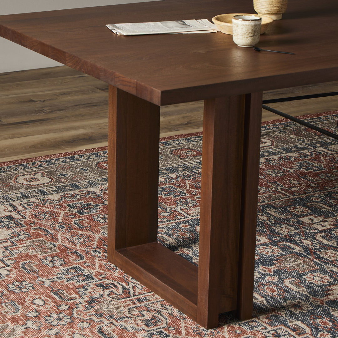 Mesa de comedor de mango macizo Ciro