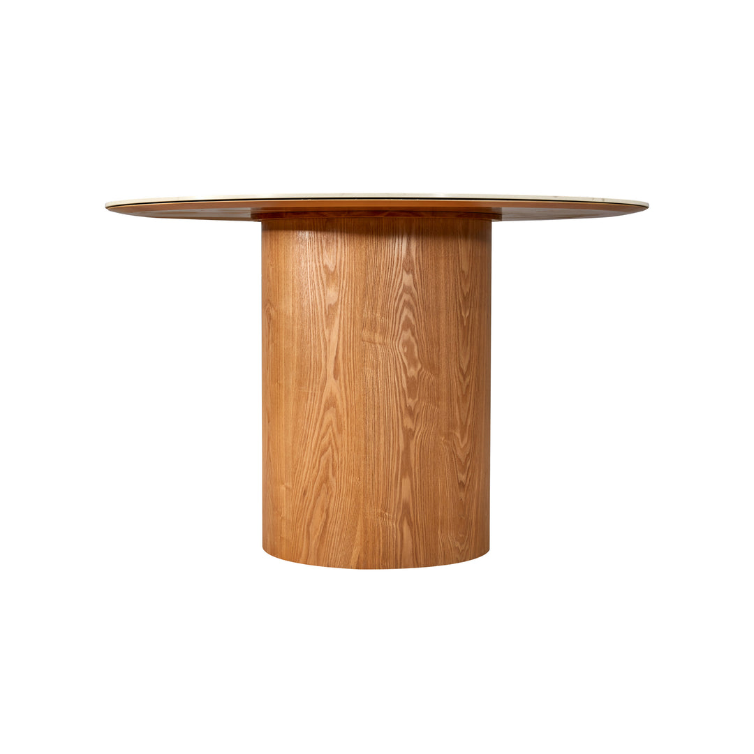 Mesa de comedor redonda para interior de 47" Ezra