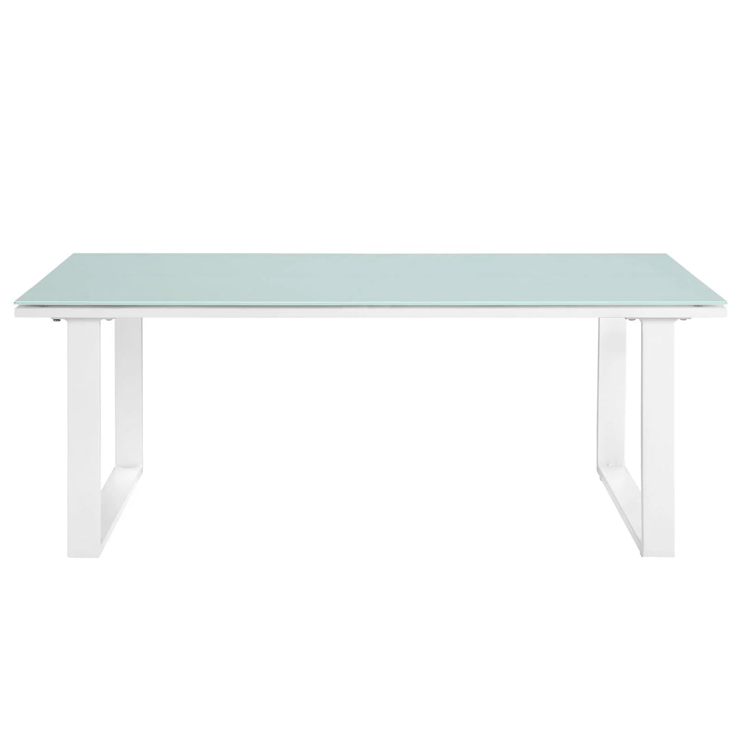 Mesa para exterior rectangular de aluminio Aleth