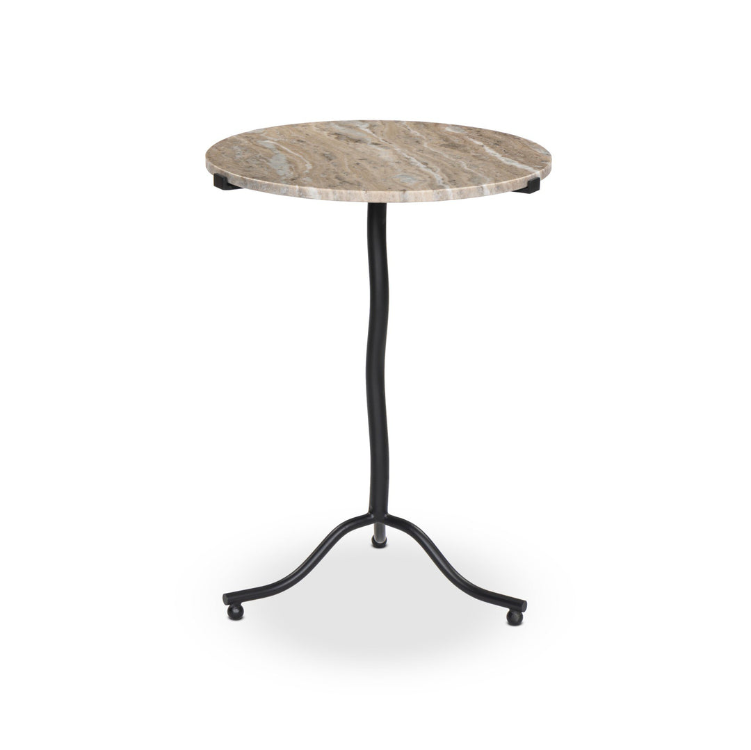 Mesa lateral con mármol sólido Idalia