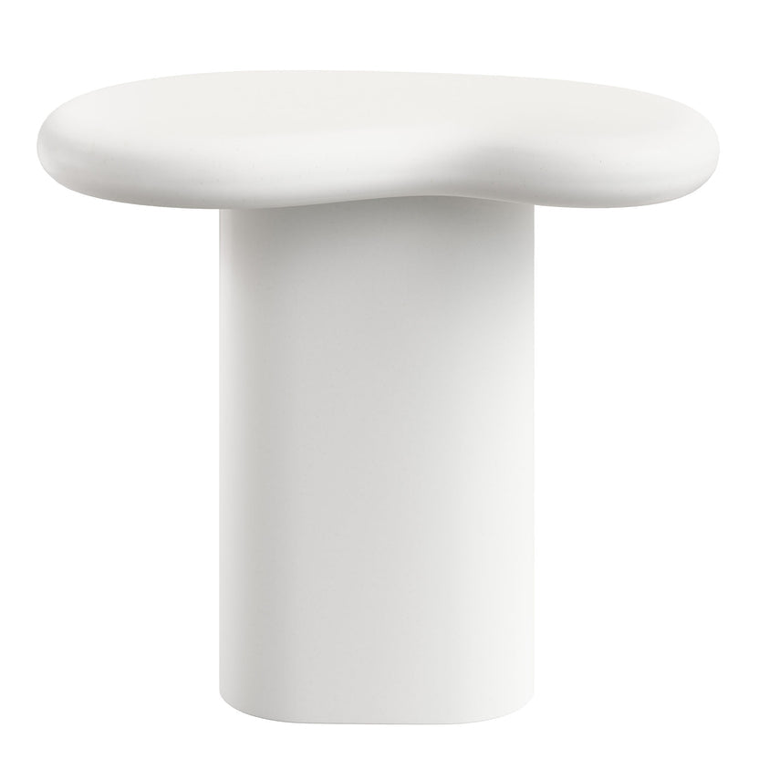 Mesa lateral curveado para exteriores Eithan