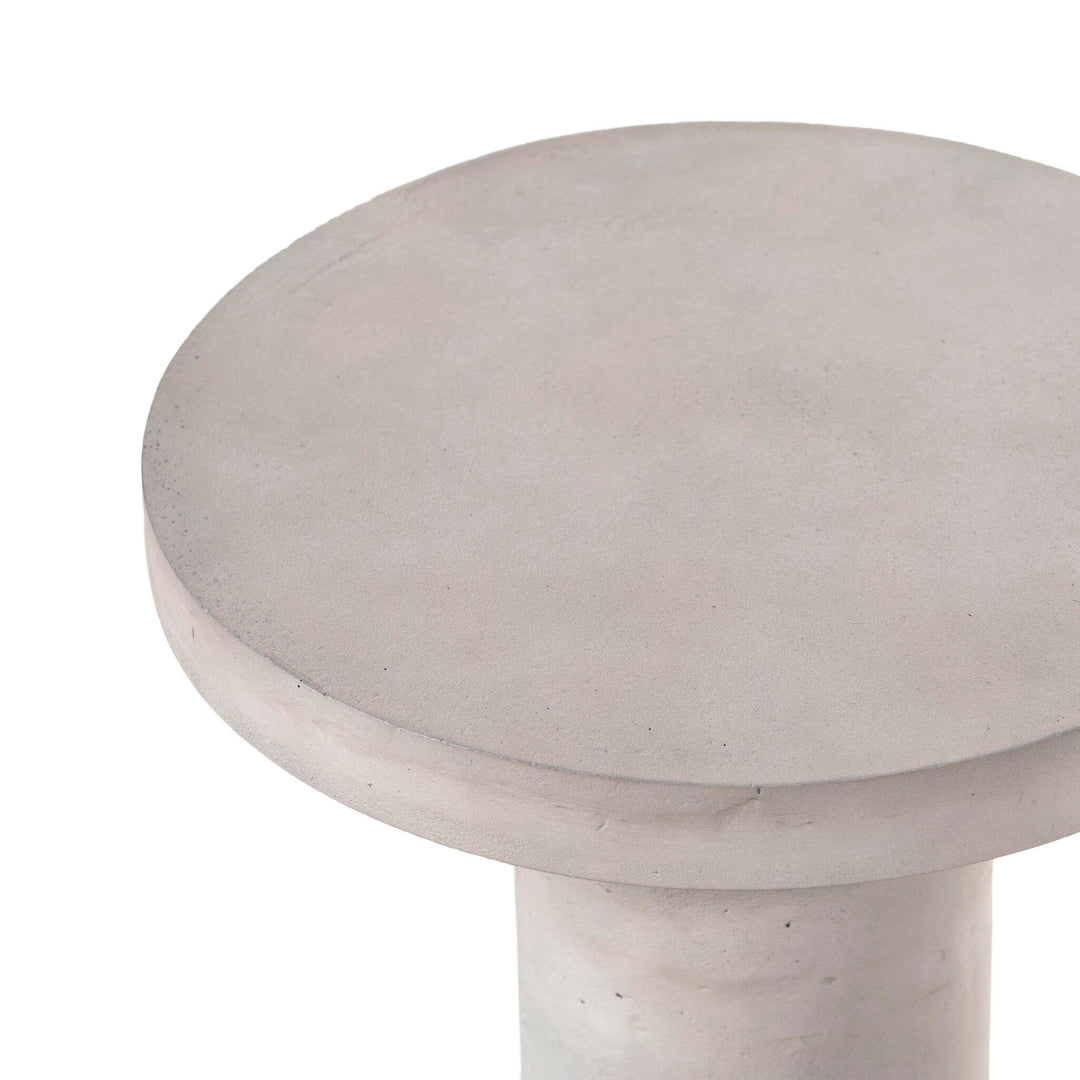 Mesa lateral de aluminio fundido Nerea