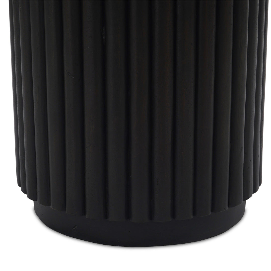 Mesa lateral de madera reclamada Ram