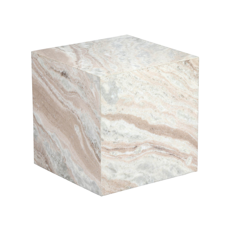 Mesa lateral de mármol Krishna.