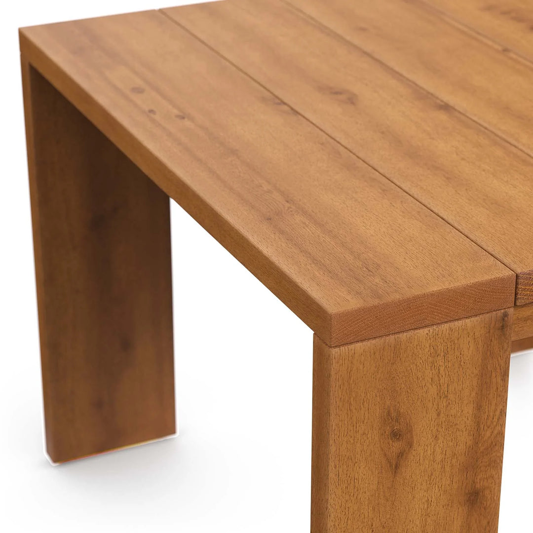 Mesa lateral para exteriores de madera de acacia Neuba