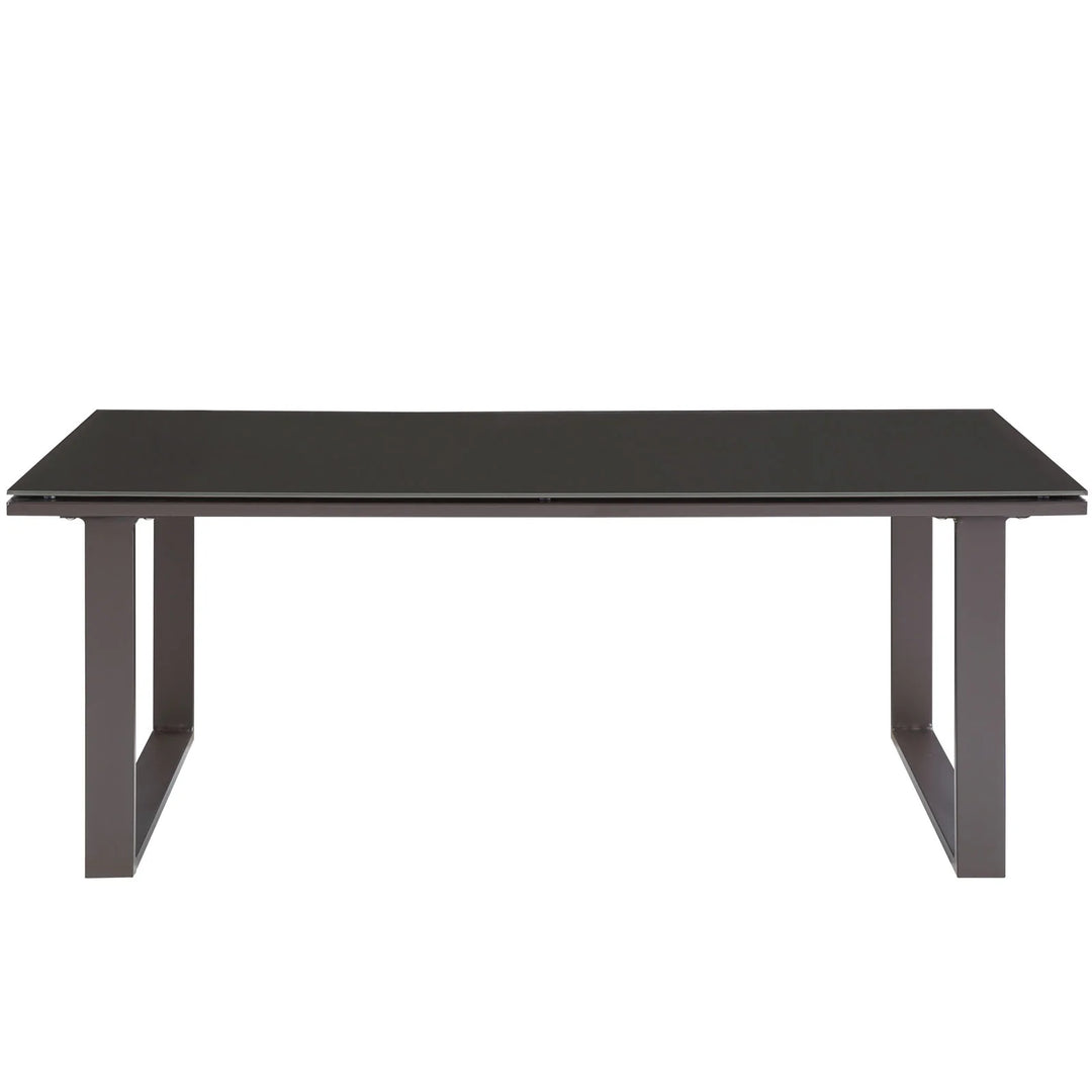 Mesa para exterior rectangular de aluminio Aleth