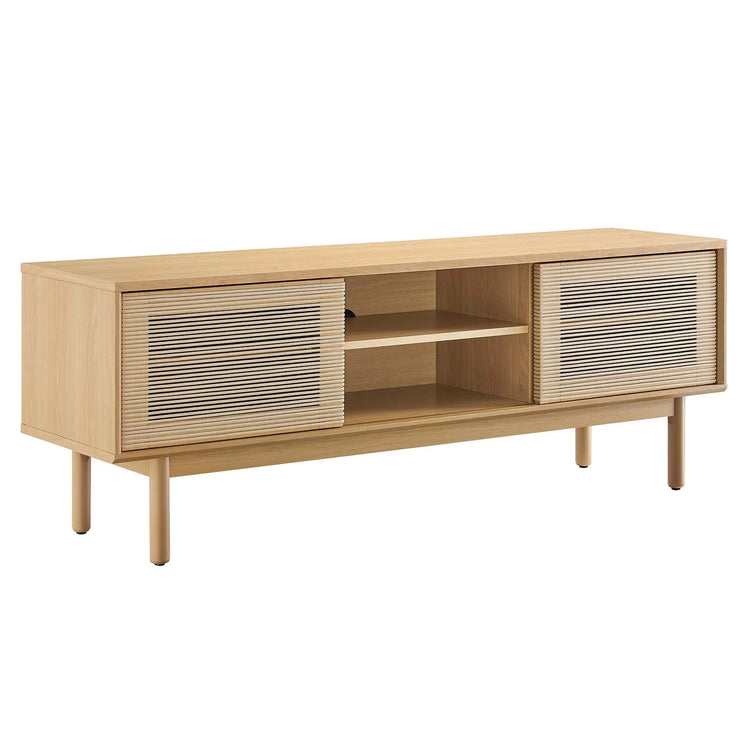 Mueble de 59” para TV con cuerda tejida Areu.