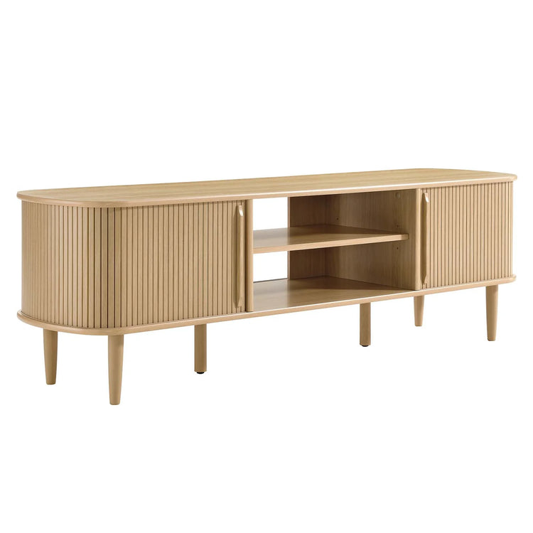 Mueble de 63” para TV Bart color roble.