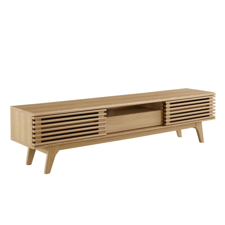 Mueble de 70” para TV Niklas color roble.