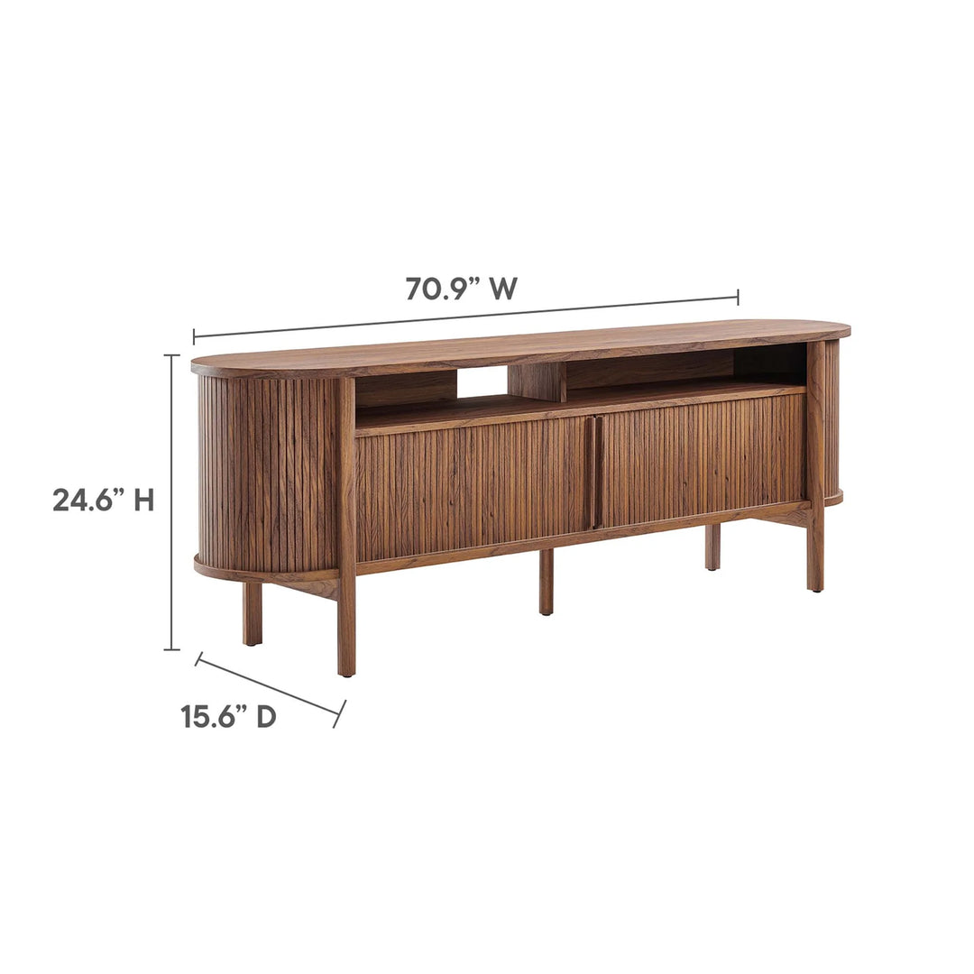 Mueble de 71” para TV con puertas deslizables Ankara