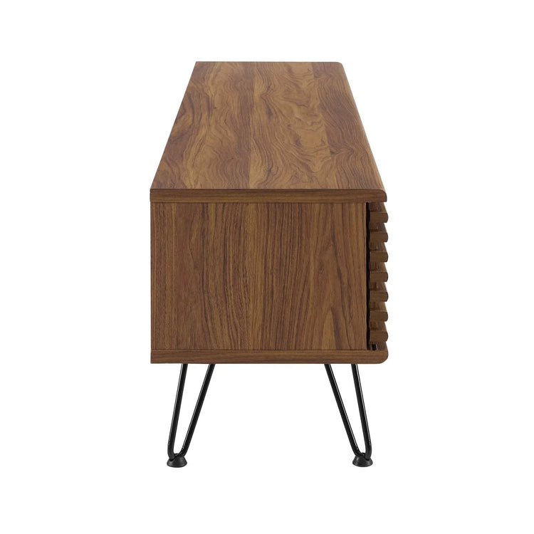 Mueble multimedia de 59" para TV Niklas de lado.