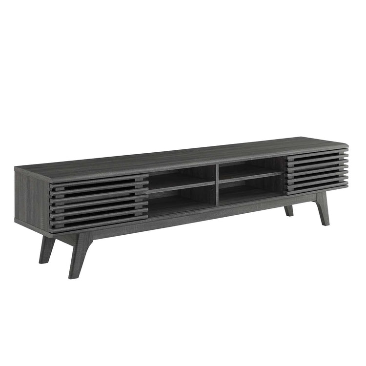 Mueble multimedia de 70” para TV Niklas color negro.