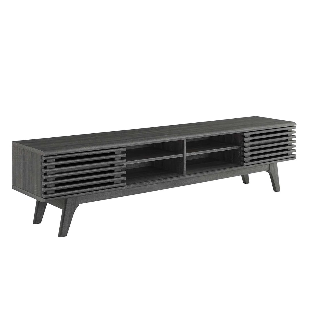 Mueble multimedia de 70” para TV Niklas color negro.