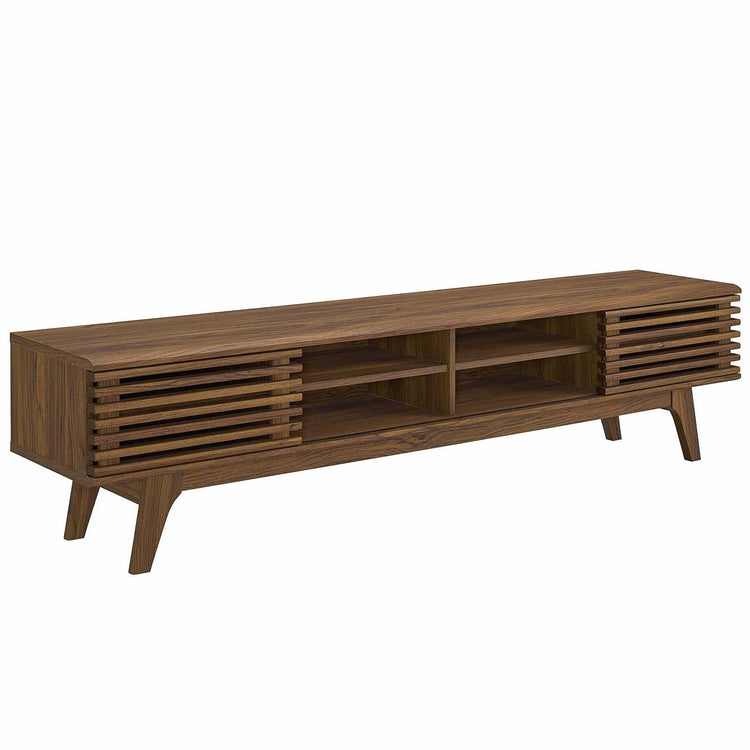Mueble multimedia de 70” para TV Niklas color nogal.